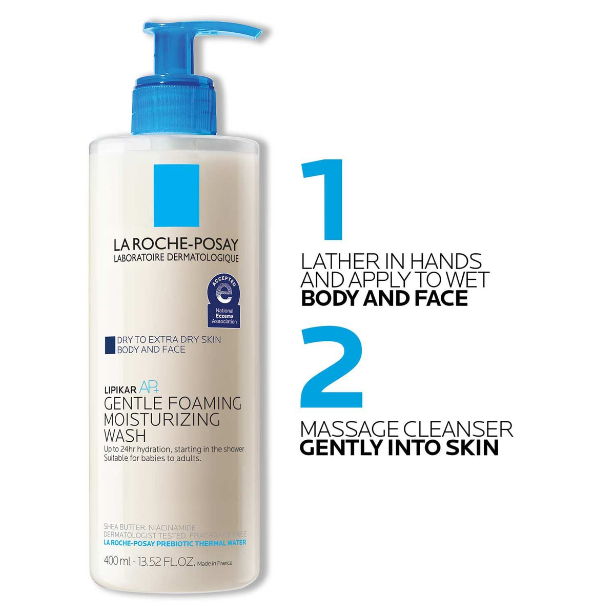 Lipikar Wash AP+ Moisturizing Body & Face Wash